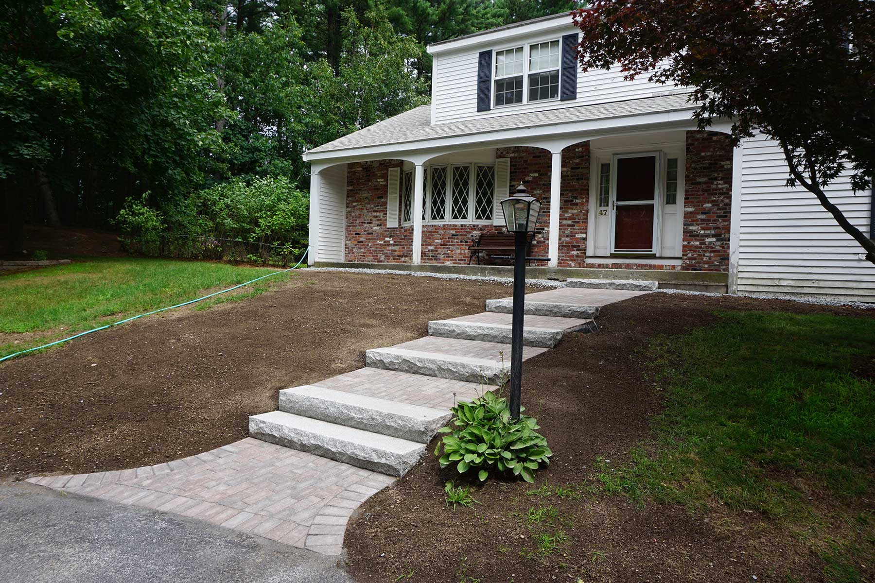 Landscape Construction Walkway 